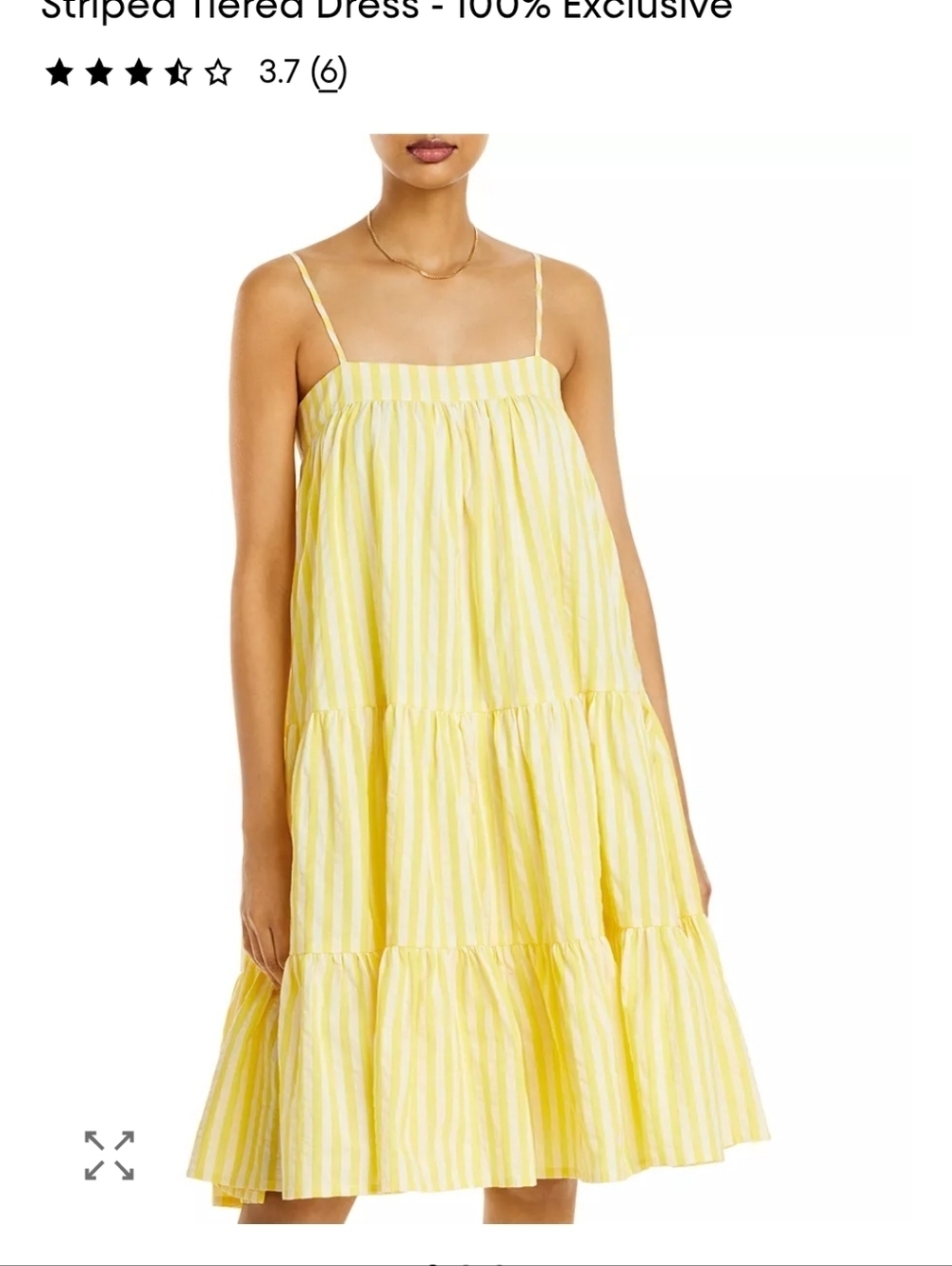 Aqua Striped Tiered Sun Dress - 100% Exclusive